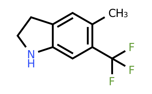 CAS 200711-22-4 | 5-Methyl-6-(trifluoromethyl)indoline
