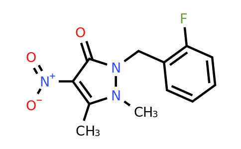 CAS 2007909-46-6 | 2-(2-Fluorobenzyl)-1,5-dimethyl-4-nitro-1h-pyrazol-3(2h)-one
