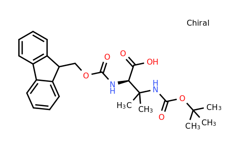 CAS 2007917-10-2 | (R)-2-((((9H-Fluoren-9-yl)methoxy)carbonyl)amino)-3-((tert-butoxycarbonyl)amino)-3-methylbutanoic acid