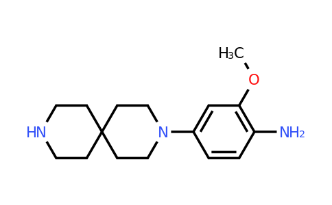 CAS 2007917-26-0 | 4-{3,9-diazaspiro[5.5]undecan-3-yl}-2-methoxyaniline