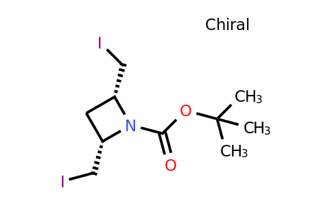CAS 2007919-89-1 | tert-butyl (2R,4S)-2,4-bis(iodomethyl)azetidine-1-carboxylate