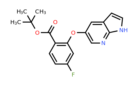 CAS 2007920-25-2 | tert-butyl 4-fluoro-2-{1H-pyrrolo[2,3-b]pyridin-5-yloxy}benzoate
