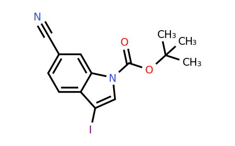 CAS 2007920-44-5 | tert-butyl 6-cyano-3-iodo-1H-indole-1-carboxylate