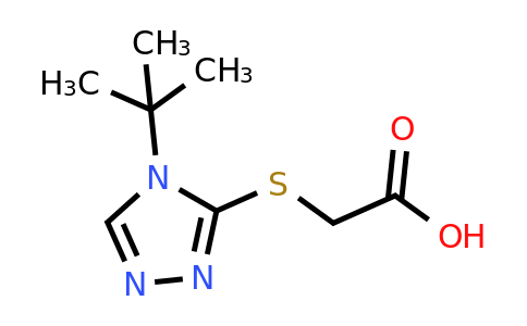 CAS 200815-93-6 | 2-[(4-tert-Butyl-4H-1,2,4-triazol-3-yl)sulfanyl]acetic acid