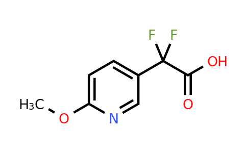 CAS 2008444-82-2 | 2,2-difluoro-2-(6-methoxypyridin-3-yl)acetic acid