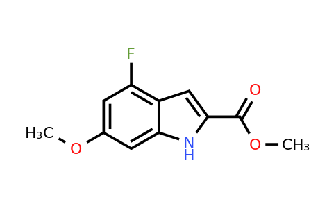 CAS 2010202-02-3 | methyl 4-fluoro-6-methoxy-1H-indole-2-carboxylate