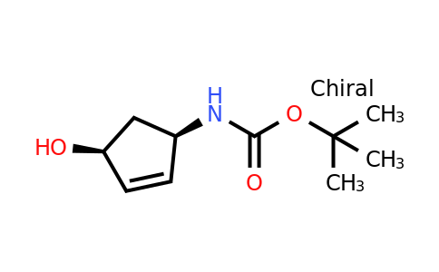 CAS 201054-55-9 | [(1R,4S)-4-Hydroxy-2-cyclopenten-1-YL]carbamic acid, 1,1-dimethylethyl ester