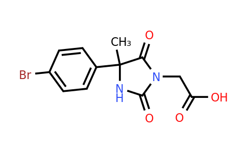 CAS 201354-88-3 | 2-[4-(4-bromophenyl)-4-methyl-2,5-dioxoimidazolidin-1-yl]acetic acid