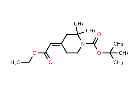 CAS 2014373-99-8 | tert-butyl (4E)-4-(2-ethoxy-2-oxo-ethylidene)-2,2-dimethyl-piperidine-1-carboxylate