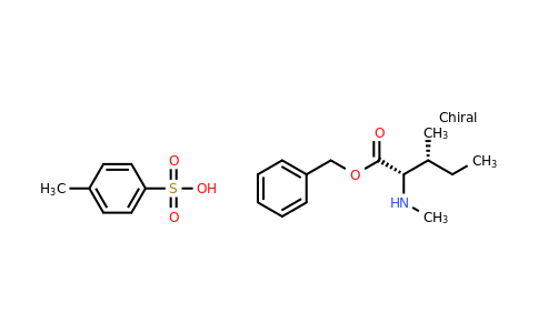 CAS 201544-39-0 | (2S,3R)-Benzyl 3-methyl-2-(methylamino)pentanoate 4-methylbenzenesulfonate