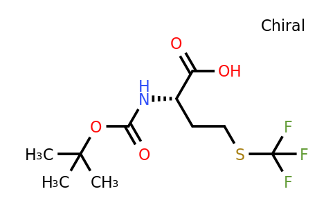 CAS 201870-90-8 | (2S)-2-{[(tert-butoxy)carbonyl]amino}-4-[(trifluoromethyl)sulfanyl]butanoic acid