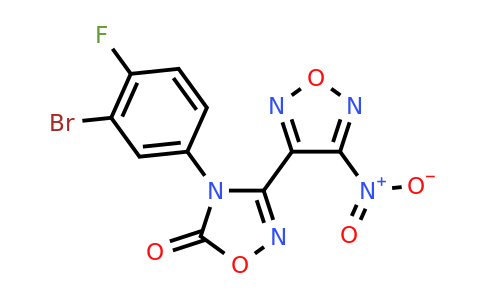 CAS 2019140-71-5 | 4-(3-bromo-4-fluorophenyl)-3-(4-nitro-1,2,5-oxadiazol-3-yl)-4,5-dihydro-1,2,4-oxadiazol-5-one