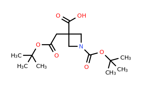 CAS 2019606-85-8 | 3-[2-(tert-butoxy)-2-oxoethyl]-1-[(tert-butoxy)carbonyl]azetidine-3-carboxylic acid