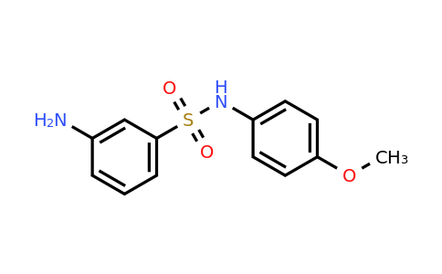 CAS 201996-24-9 | 3-Amino-N-(4-methoxyphenyl)benzenesulfonamide