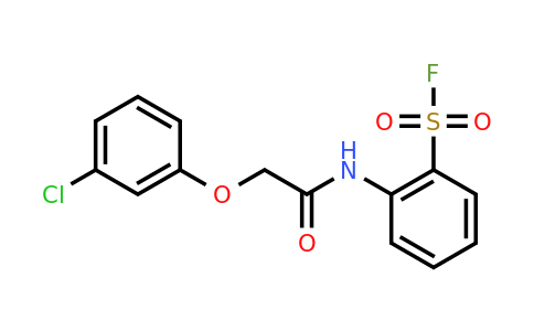 CAS 20209-53-4 | 2-(2-(3-Chlorophenoxy)acetamido)benzene-1-sulfonyl fluoride