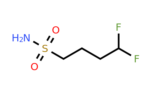 CAS 2020907-60-0 | 4,4-difluorobutane-1-sulfonamide
