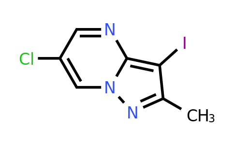 CAS 2023728-08-5 | 6-chloro-3-iodo-2-methylpyrazolo[1,5-a]pyrimidine
