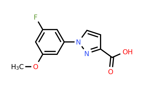 CAS 2024389-76-0 | 1-(3-fluoro-5-methoxyphenyl)-1H-pyrazole-3-carboxylic acid