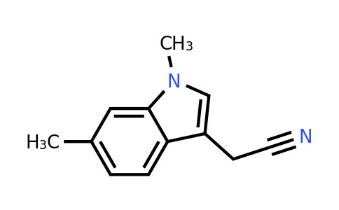 CAS 202584-15-4 | 2-(1,6-dimethyl-1H-indol-3-yl)acetonitrile