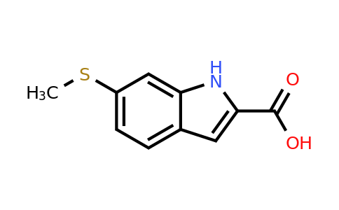 CAS 202584-21-2 | 6-(methylsulfanyl)-1H-indole-2-carboxylic acid