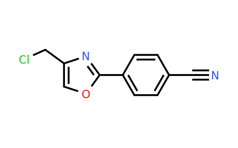 CAS 202594-69-2 | 4-[4-(Chloromethyl)-1,3-oxazol-2-yl]benzonitrile