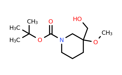 CAS 2026177-07-9 | tert-butyl 3-(hydroxymethyl)-3-methoxy-piperidine-1-carboxylate