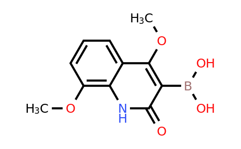 CAS 202824-51-9 | (4,8-Dimethoxy-2-oxo-1,2-dihydroquinolin-3-yl)boronic acid