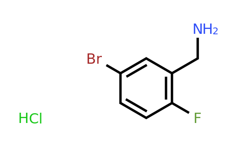 CAS 202865-69-8 | (5-Bromo-2-fluorophenyl)methanamine hydrochloride
