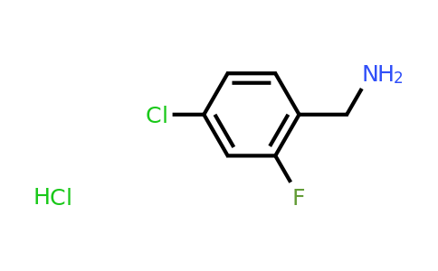 CAS 202982-63-6 | (4-chloro-2-fluorophenyl)methanamine hydrochloride