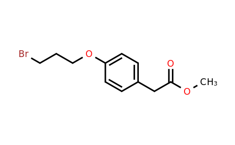 CAS 203071-48-1 | methyl 2-[4-(3-bromopropoxy)phenyl]acetate
