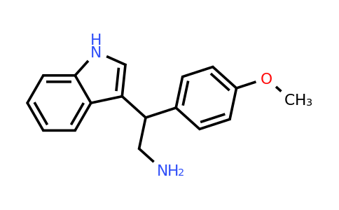 CAS 203394-30-3 | 2-(1H-indol-3-yl)-2-(4-methoxyphenyl)ethan-1-amine