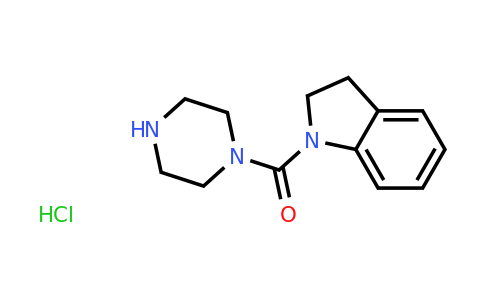 CAS 2034076-78-1 | 1-(piperazine-1-carbonyl)-2,3-dihydroindole hydrochloride