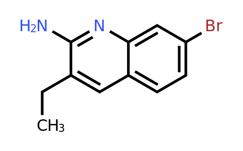 CAS 203506-00-7 | 2-Amino-7-bromo-3-ethylquinoline