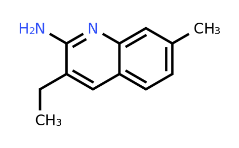 CAS 203506-21-2 | 2-Amino-3-ethyl-7-methylquinoline