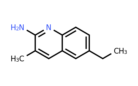 2-Amino-6-ethyl-3-methylquinoline