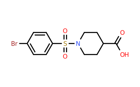 CAS 203519-01-1 | 1-(4-bromobenzenesulfonyl)piperidine-4-carboxylic acid
