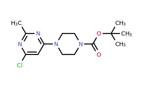 CAS 203519-37-3 | Tert-butyl 4-(6-chloro-2-methyl-4-pyrimidinyl)tetrahydro-1(2H)-pyrazinecarboxylate