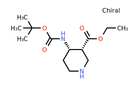 CAS 2036044-36-5 | ethyl cis-4-(tert-butoxycarbonylamino)piperidine-3-carboxylate