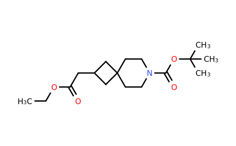 CAS 203662-31-1 | tert-butyl 2-(2-ethoxy-2-oxoethyl)-7-azaspiro[3.5]nonane-7-carboxylate