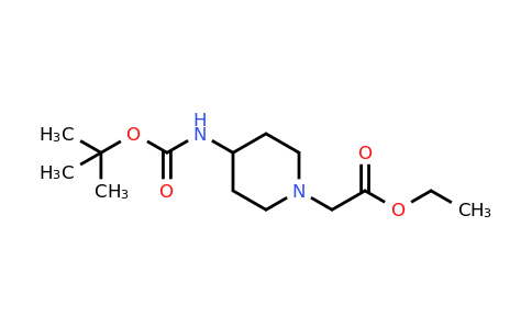 CAS 203662-91-3 | ethyl 2-(4-{[(tert-butoxy)carbonyl]amino}piperidin-1-yl)acetate