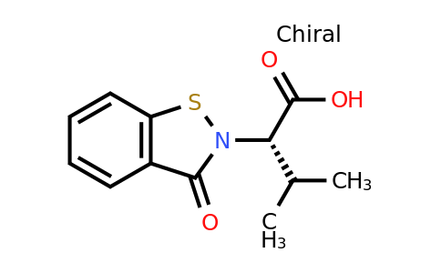 CAS 203798-30-5 | (S)-3-Methyl-2-(3-oxobenzo[d]isothiazol-2(3H)-yl)butanoic acid