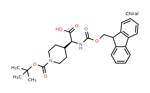CAS 204058-24-2 | (2S)-2-(1-tert-butoxycarbonyl-4-piperidyl)-2-(9H-fluoren-9-ylmethoxycarbonylamino)acetic acid