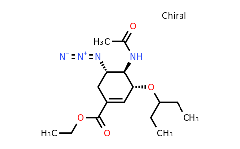 CAS 204255-06-1 | ethyl (3R,4R,5S)-5-azido-4-acetamido-3-(pentan-3-yloxy)cyclohex-1-ene-1-carboxylate