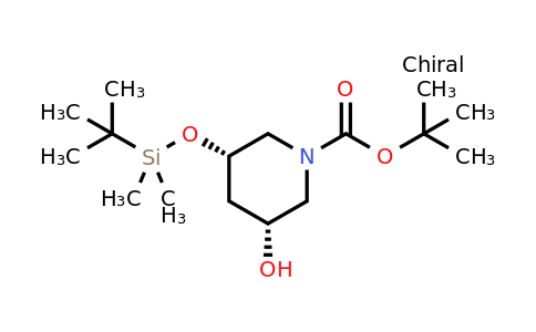 CAS 2042661-73-2 | tert-butyl (3S,5R)-3-[tert-butyl(dimethyl)silyl]oxy-5-hydroxy-piperidine-1-carboxylate