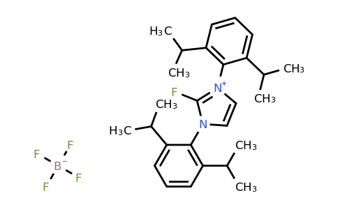 CAS 2043361-32-4 | 1,3-bis[2,6-bis(propan-2-yl)phenyl]-2-fluoro-3H-1λ⁵-imidazol-1-ylium; tetrafluoroboranuide