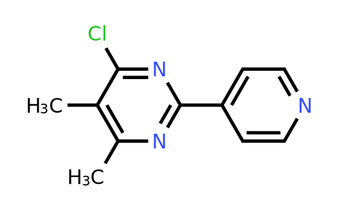 CAS 204394-62-7 | 4-Chloro-5,6-dimethyl-2-(pyridin-4-yl)pyrimidine