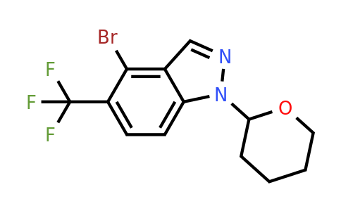 CAS 2044704-81-4 | 4-bromo-1-(oxan-2-yl)-5-(trifluoromethyl)-1H-indazole