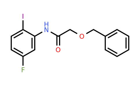 CAS 2044706-54-7 | 2-(Benzyloxy)-N-(5-fluoro-2-iodophenyl)acetamide