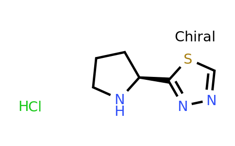 CAS 2044711-50-2 | (S)-2-(Pyrrolidin-2-yl)-1,3,4-thiadiazole hydrochloride