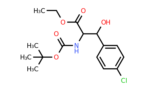CAS 2044712-60-7 | ethyl 2-{[(tert-butoxy)carbonyl]amino}-3-(4-chlorophenyl)-3-hydroxypropanoate